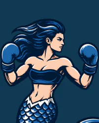 Géraldine, coach de l’Atlantique Boxing Club